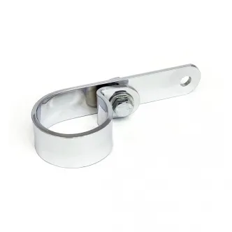 Paughco Muffler P-Clamp Long 1 3/4 Inch in Chrome Steel Finish (ARM784089)