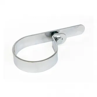 Paughco Muffler P-Clamp Medium 3 Inch in Chrome Steel Finish (725G)