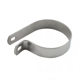 Paughco Muffler P-Clamp Short 1 7/8 Inch in Chrome Finish (ARM541999)