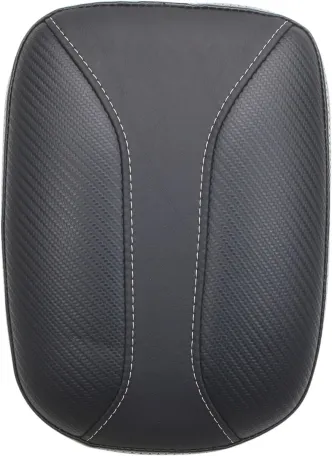 Saddlemen Solo Pillion Pad Dominator 18cm (7 Inch) Rear / Gel | Vinyl in Carbon Look (SA1008)