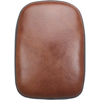 Saddlemen Solo Pillion Pad Lariat 18cm (7 Inch) / Rear / Leather | Saddlegel in Brown (SA1014)