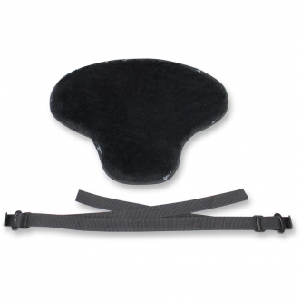 Saddlemen Low-Profile Fleece Seat Pad Easy Reach Fleece | Saddlegel in Black For Universal Fitment (TS526F)