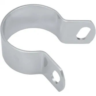 Drag Specialties Midway Drag Pipe Mount Clamp in Chrome Finish (14-0542-SC1)