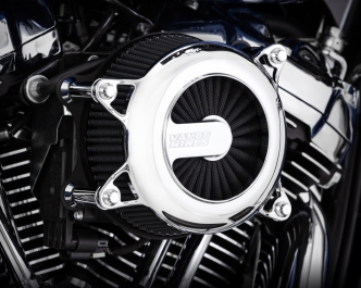 Vance & Hines VO2 Rogue Air Intake in Chrome Finish For 2016-2017 Softail, 2016-2017 Dyna FXDLS, 2008-2016 Touring, Trike (E-throttle) Models (70075)
