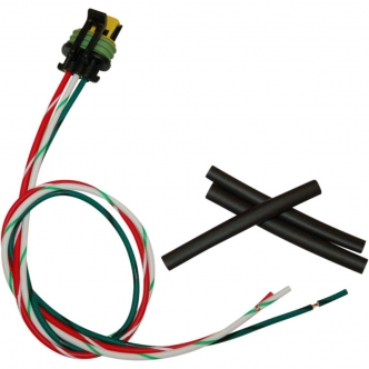 Namz Delphi PigTail Connector 2-Position Plug For Speedometer Sensor For 2006-2017 Dyna, Softail, Touring, Sportster, Street, V-Rod Models (PT-15336029-B)