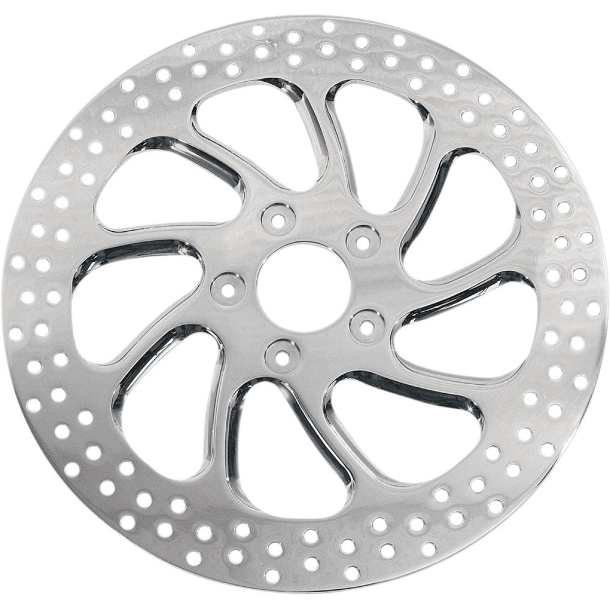 Performance Machine Brake Rotor Floating Rear in Torque Chrome Finish