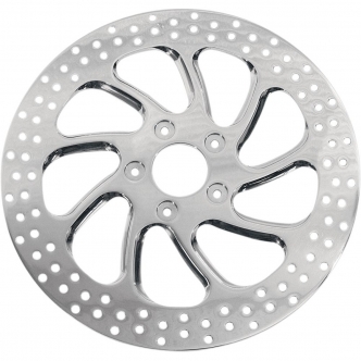 Performance Machine Brake Rotor Floating Front Left in Torque Chrome Finish 11.5 Inch For 2000-2014 Models (Except 2008-2014 Dressers, H-D FL Trike, V-ROD, Springers, 2006-2014 Dyna Glide, 2014 XL) (01331522TORLSCH)