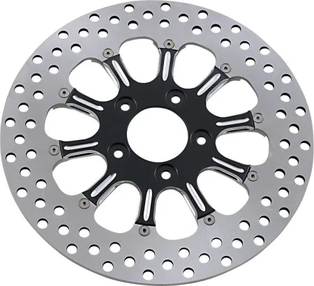 Performance Machine Brake Rotor Floating Front Left & Right in Revel Platinum Cut Finish 11.5 Inch For 2000-2013 Sportster, 2000-2007 Touring, 2000-2005 Dyna & 2000-2014 Softail Models (01331522RELSBMP)