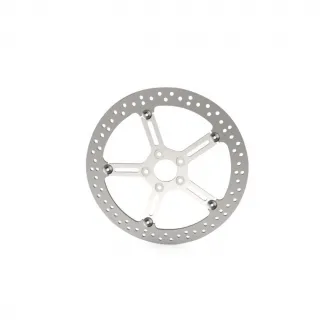 Arlen Ness Big Brake Rotor Kit For 15 Inch Right Side Wheels For 2000-2017 Softail (Except Springer) And 2000-2005 Dyna With Hub-Mounted 11.5 Inch Rotor and 18 Inch Or Larger Wheel Models (02-967)