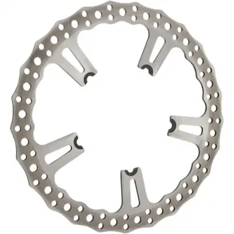 Arlen Ness Big Brake Rotor Kit 15 Inch Left Side Wheel For 2006-2017 Dyna With Stock 11.8 Inch Spoke Mount Rotor And 19 Inch Or Front Larger Wheel Models (02-991)