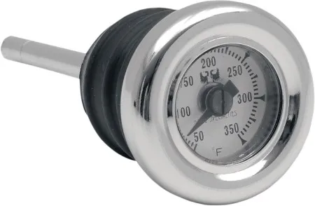 Drag Specialties Oil Plug Temperature Gauge For All 1984-1999 FXST/FLST, 1984-1994 FXR, 1984-1992 FLT, 1986-2001 XL Models (DS-330033)