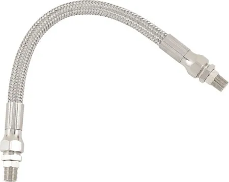 Drag Specialties Oil Line 9 Inch in Stainless Steel Finish (609)