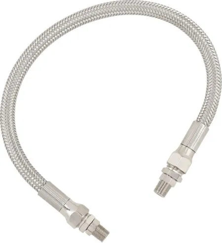 Drag Specialties Oil Line 15 Inch in Stainless Steel Finish (615)