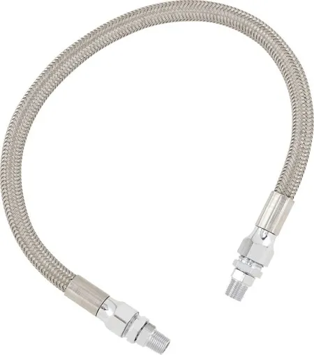 Drag Specialties Oil Line 16 Inch in Stainless Steel Finish (616)