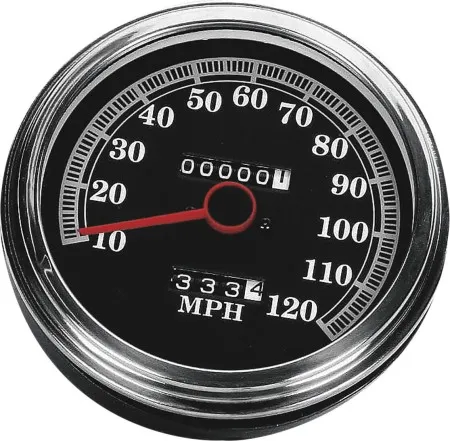 Drag Specialties FL Speedometer 2:1 89-95 Face For Custom Applications With Front-Wheel-Drive Speedos (72422AMX-BX33)