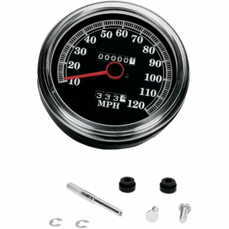 Drag Specialties FL Speedometer 2:1 89-95 Face For Custom Applications With Front-Wheel-Drive Speedos (72422AMX-BX33)