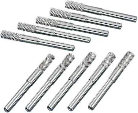 Drag Specialties Replacement Trip Meter Reset Knobs With 5/8 Inch -18- Thread 10 Pack For Custom Applications With Front-Wheel-Drive Speedos (70847K-HC3)