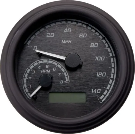 Dakota Digital MVX Series Analog Gauge Systems in Black/Gray/Black Finish For 2011-2017 FXST/FLST, 2012-2017 FXD/FXDWG And 2014-2016 FLHR Models (MVX-2011-KG-K)