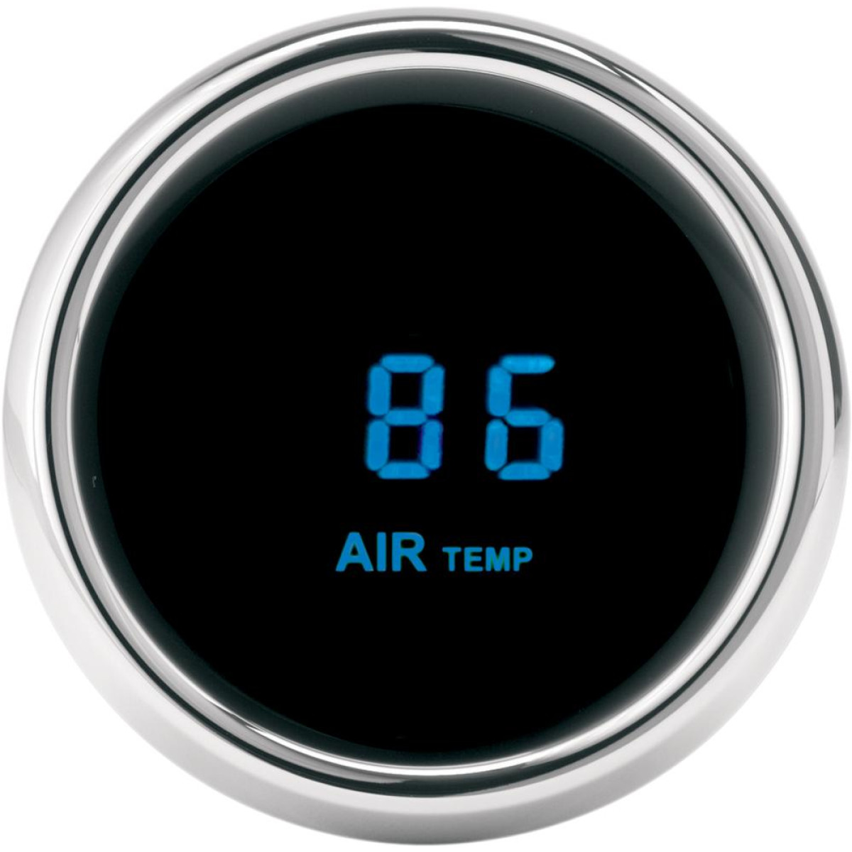 Dakota Digital Temperature Gauge 3000 Series in Chrome Finish With Blue LED Gauges (MCL3KT