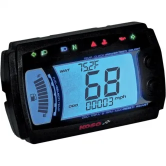 Koso Speedometer Multifunction XR-SR in Black Finish (BB017B60)