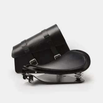 Darkstar Lone Rider & Explorer Kit In Black Leather For Harley Davidson Sportster (MSP 201 + MSP 101)