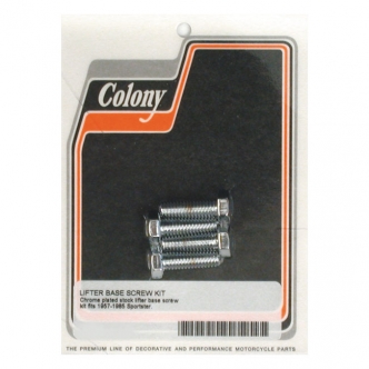 Colony Tappet Block Mount Kit, OEM Style in Chrome Finish For 1957-1985 XL Models (ARM081989)