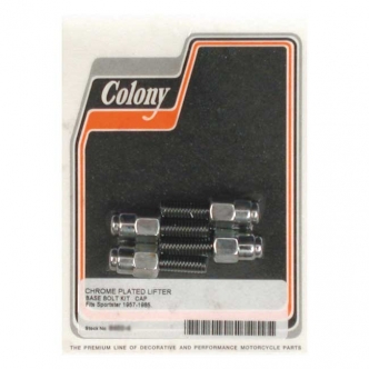 Colony Tappet Black Mount Kit, Cap Style in Chrome Finish For 1957-1985 XL Models (ARM471989)