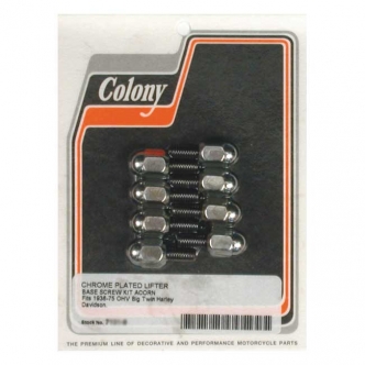 Colony Tappet Block Mount Kit, Acorn in Chrome Finish For 1930 - Early 1976 B.T. Models (ARM571989)
