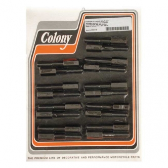 Colony Head Bolt Kit OEM Style Aluminium Heads in Parkerized Finish For 1937-1948 74/80 Inch SV B.T. Models (ARM616989)