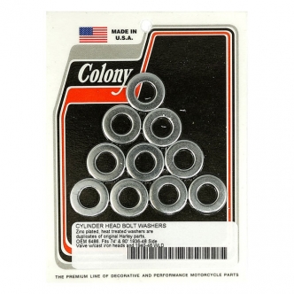 Colony Head Bolt Washer Set in Zinc Finish For H-D Side Valves With Cast Iron Heads Models (ARM228929)
