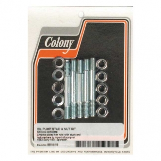 Colony Oil Pump Mount Kit OEM Style in Chrome Finish For 1952- Early 1971 XL Models (ARM790989)