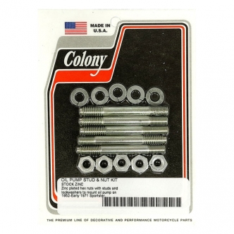 Colony Oil Pump Mount Kit OEM Style in Zinc Finish For 1952- Early 1971 XL Models (ARM586929)