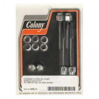 Colony Oil Pump Mount Kit Cap Style in Chrome Finish For 1968-1979 B.T. Models (ARM670989)
