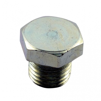 Doss crankcase Drain/Oil Pump Plug Hex 3/8-24 Threaded For 1937-1969 45 Inch SV (Crankcase), 1968-1984 B.T. (Oil Pump) Models (ARM093315)