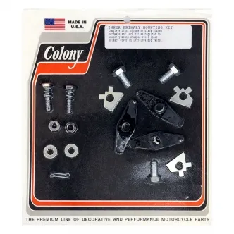 Colony Inner 'Tin Primary' mount Kit Zinc Plated; OEM Reproduction Hardware For 1955-1964 B.T. Models (7812-12-Z)