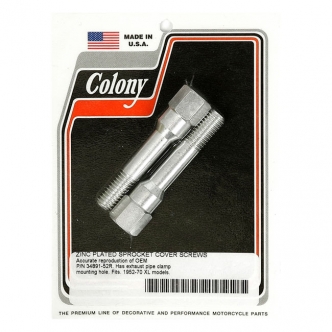 Colony Sprocket CVR Mount Kit, OEM Style With Extra Clamp Mount in Zinc Finish For 1952-1970 K, XL Models (ARM317929)