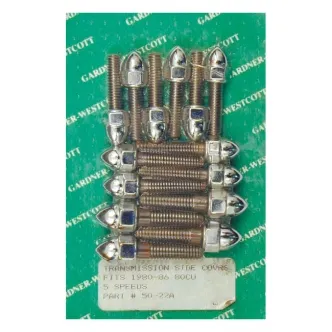 Gardner Westcott Transmission Side Cover Nut Kit, Acorn For 1980-1986 5-SP B.T. (Spec Long Nuts Only 9 Pack) Models (50-22A)