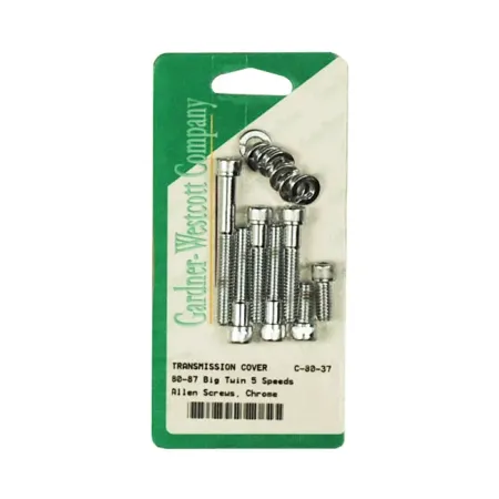 Gardner Westcott Transmission Top Cover Screw Kit, Allen Heads For 1980-1987 5-SP B.T. Models (C-80-37)