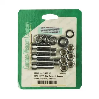 Gardner Westcott Transmission Mount Kit, Allenhead Tranny To Plate For 1941-1985 4-SP B.T. Models (C-80-59)