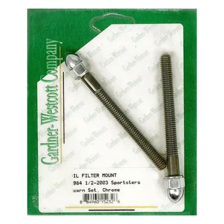 Gardner Westcott Oil Filter Mount Set Acorn Nut Set For Late 1984-2003 XL Models (50-07A)