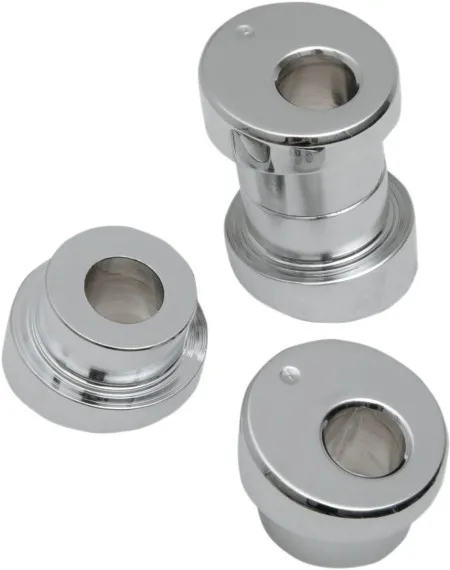 LA Choppers Ten Degree Triple Tree Riser Angle Adapters in Chrome Finish For Most 1984-2017 FXD/FXST/FLST And 1986-2003 XL Models (Except 2000-2007 FXSTD, 2008-2012 FXDB) (LA-7400-10)