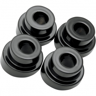 LA Choppers Ten Degree Triple Tree Riser Angle Adapters in Black Finish For Most 1984-2017 FXD/FXST/FLST And 1986-2003 XL Models (Except 2000-2007 FXSTD, 2008-2012 FXDB) (LA-7400-10B)