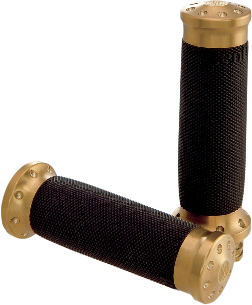 Roland Sands Design Tracker Brass Grips For 20082023 Harley Davidson