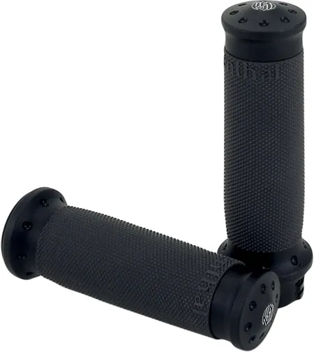 Roland Sands Design Tracker Black Ops Grips For 2008-2023 Harley Davidson Electronic Throttle Models (0063-2022-SMB)