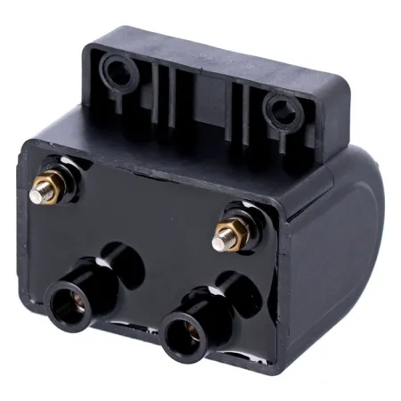 Doss Late OEM Style Ignition Coil 12V 5 OHM Points Ignition in Black Finish For 1965-1979 B.T., XL Models (10-2027)