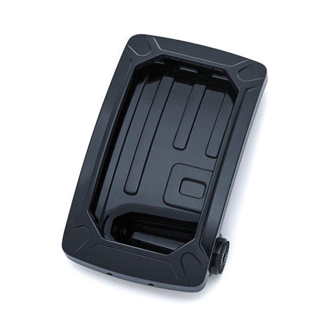 Kuryakyn Nova Lighted Vertical Side Mount License Plate Holder In Gloss