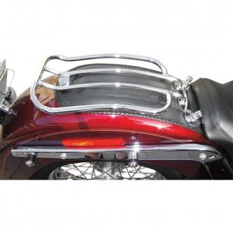 HARLEY DAVIDSON SOFTAIL CHROME 53953 LUGGAGE RACK NIGHT TRAIN CROSS BONES >2017* 