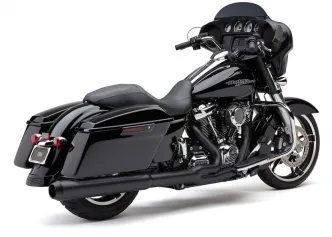 Cobra El Diablo 2 Into 1 Exhaust In Black For Harley Davidson 2017-2024 Touring & Trike Models (6451RB)