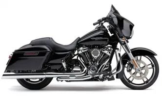 Cobra 909 Upper Cut Mufflers In Chrome For Harley Davidson 1995-2016 Touring Models (6268)