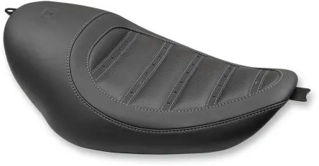 Mustang Fred Kodlin Signature Series Leather Vinyl Solo Special Smooth Front in Black For Harley Davidson 2004-2020 XL Sportster Models (Excl. 07-09) (76303)